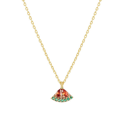 Tropical Fruit Pendant Necklace