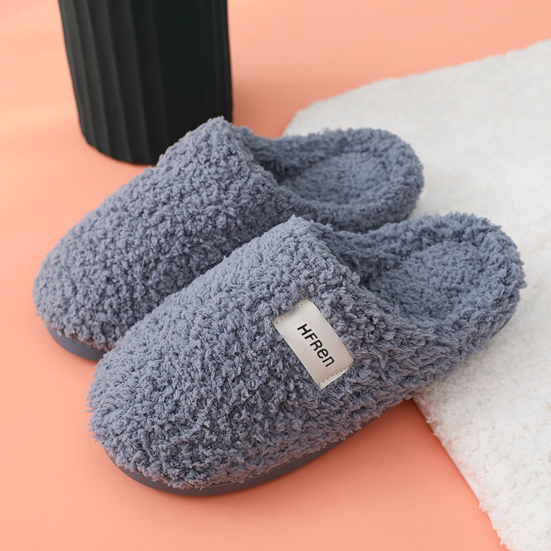 Plush Cotton Slippers