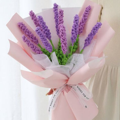 Crochet Lavender Bouquet