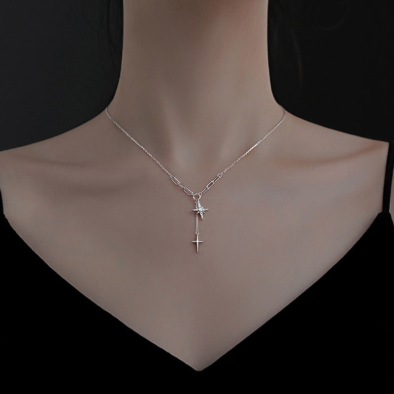 Four-Pointed Star Necklace