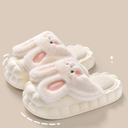 Fuzzy Cute Rabbit Slippers