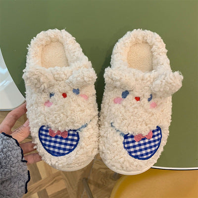 Cute Plush Bunny Slippers