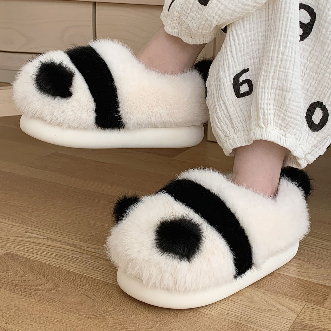 Panda Cotton Slippers