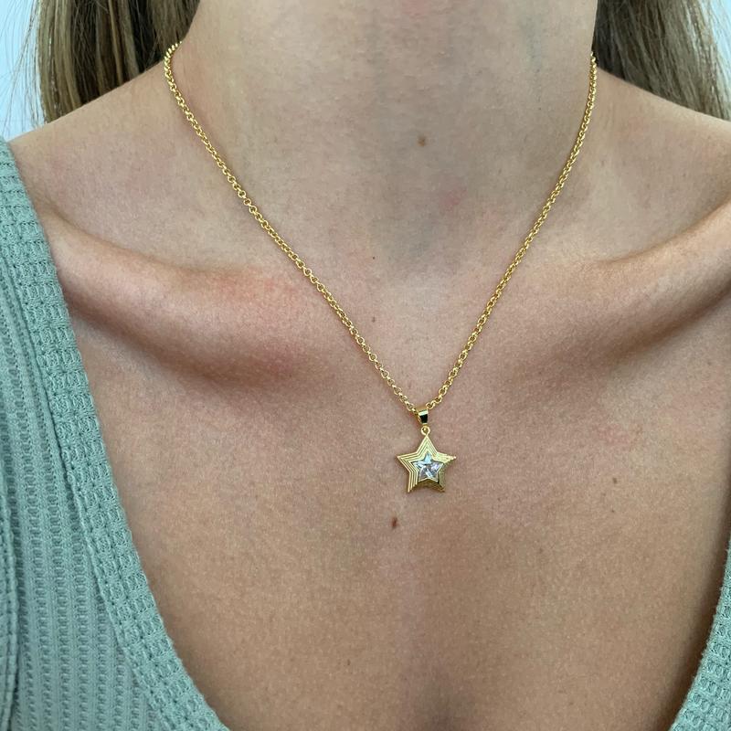 Five Point Star Necklace