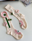 Tulip Crochet Socks