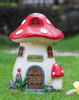 Mushroom House Solar Lamp