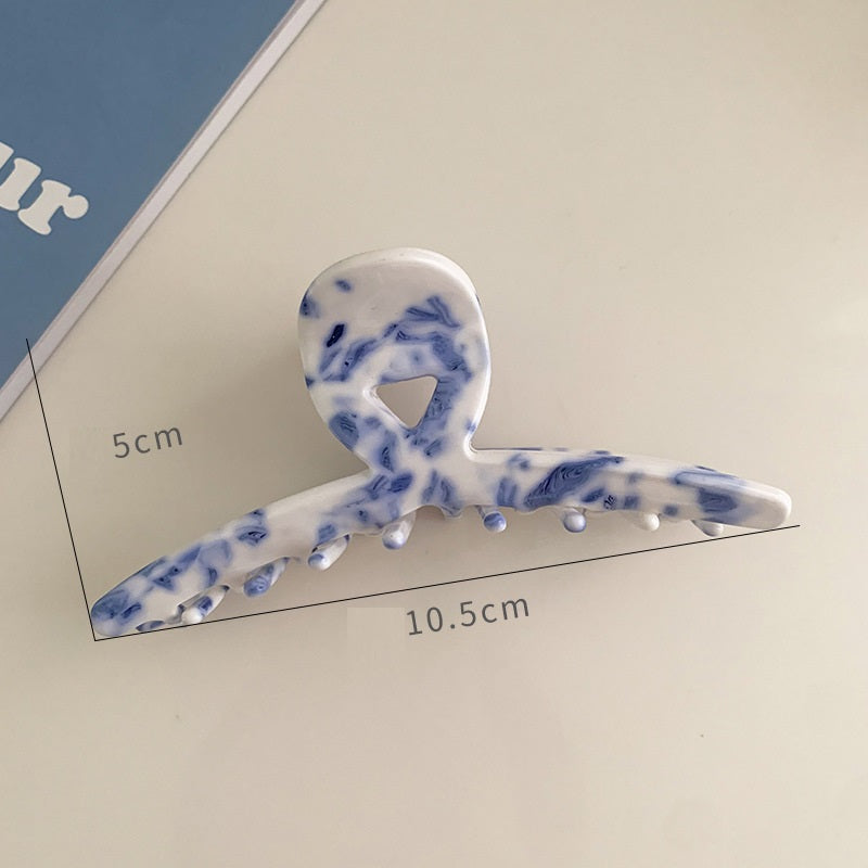 Vintage Porcelain Hair Claw