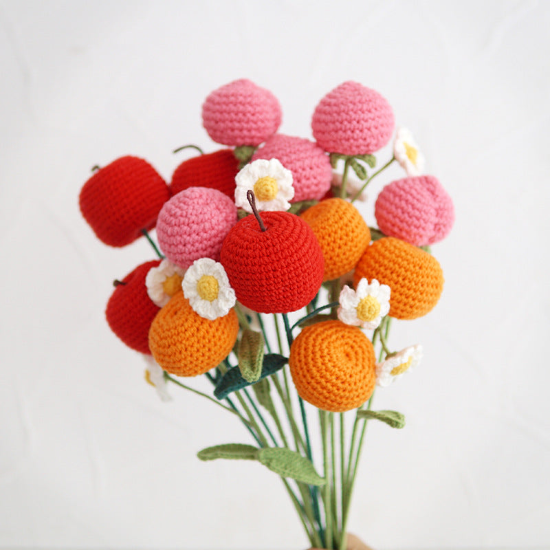 Wool Crochet Bouquet