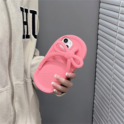 Bowknot Slippers Phone Case