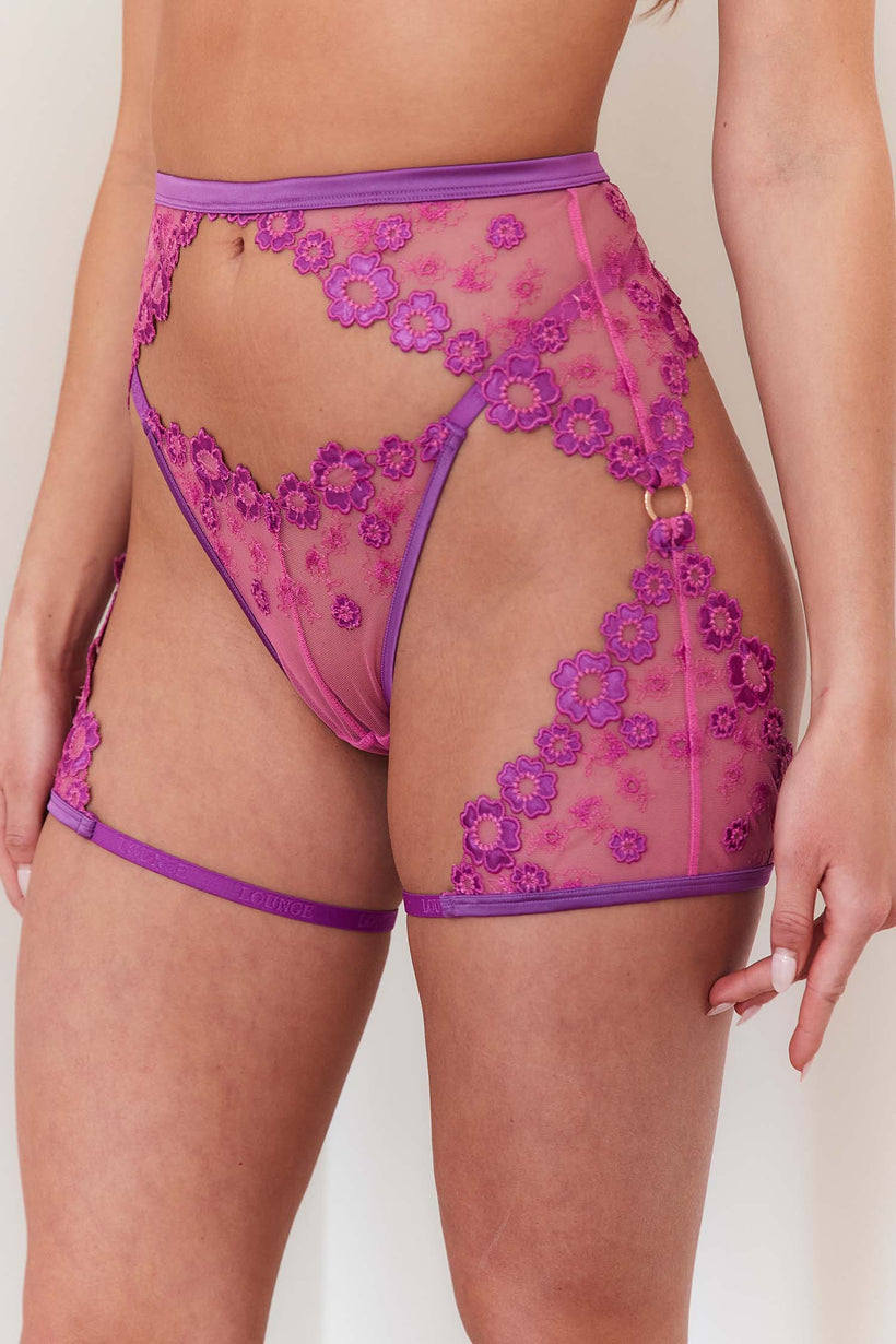 Floral Lace Mesh Embroidery Set