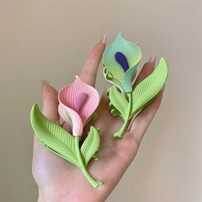 Calla Lily Hair Claw