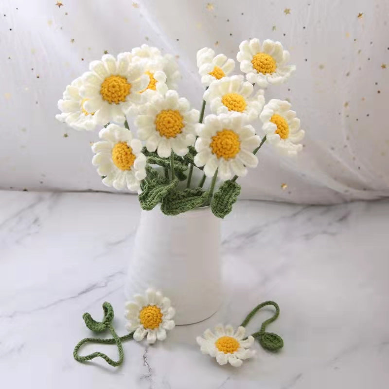 Handmade Crochet Daisies