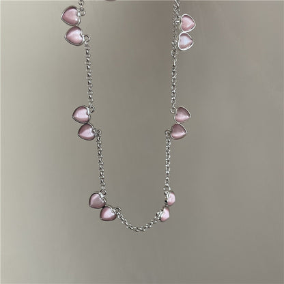 Pink Heart Necklace