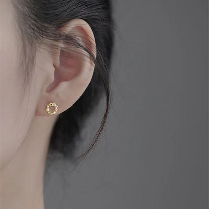 Dainty Crystal Stud Earrings