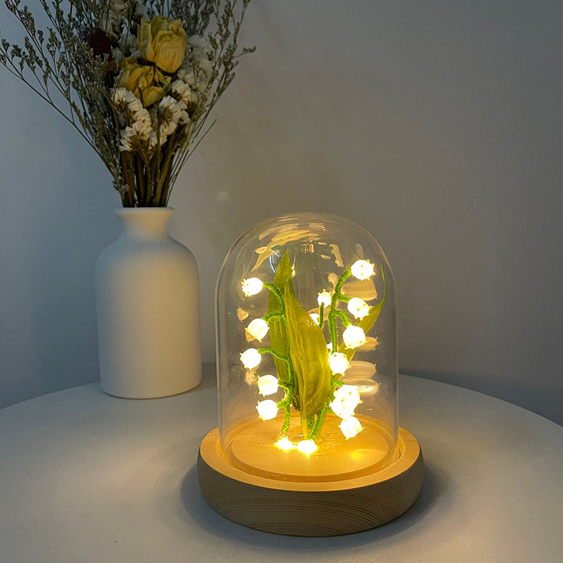 DIY Lily of the Valley Lamp