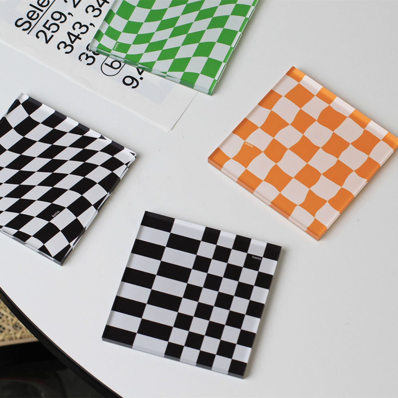 Checkerboard Cup Coaster