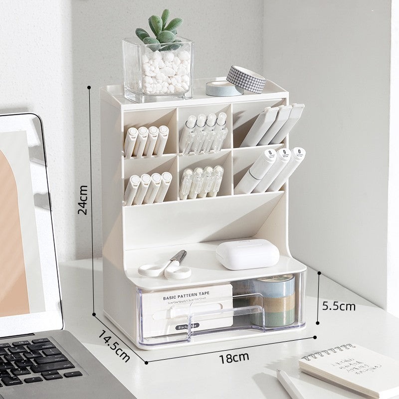 Pen Holder Desk Storage Box