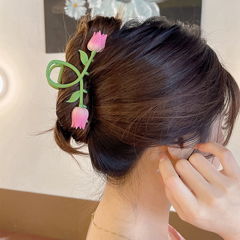 Double Sided Tulip Hair Claw