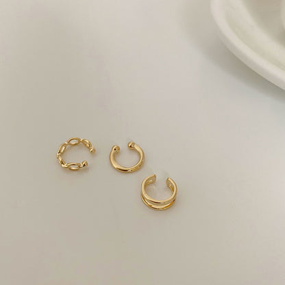 3Pcs Chain Ear Clips