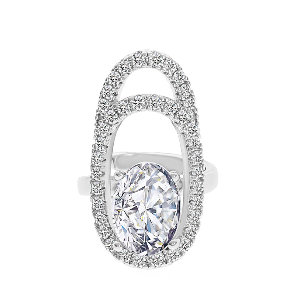 Diamond  Nail Ring