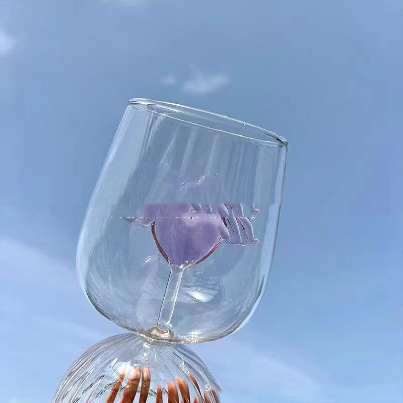 Angel Wings Glass Cup