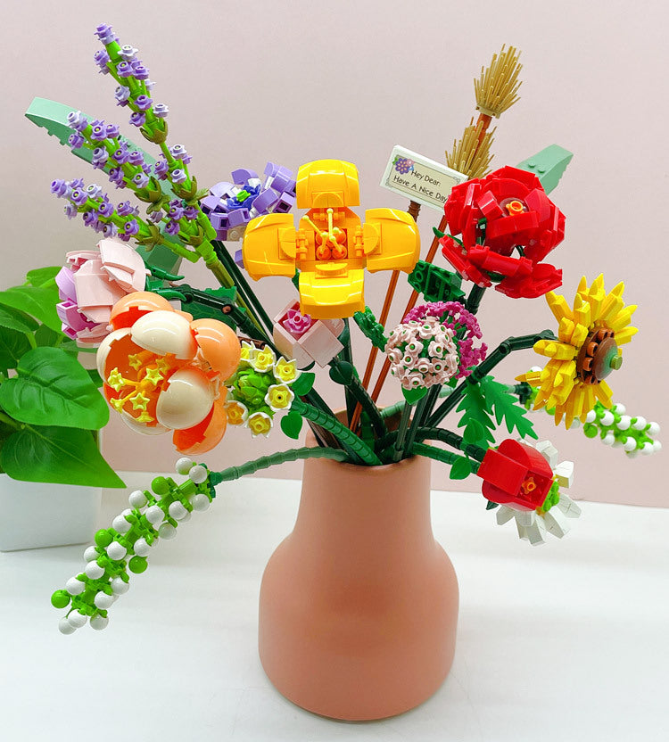 Flower Bouquet Building Blocks