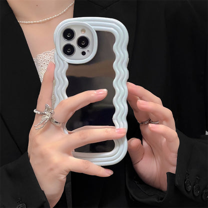 Wave Mirror Silicone Phone Case