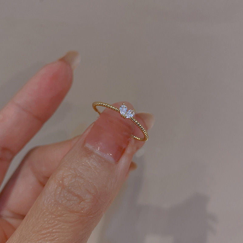 Dainty Crystal Rings