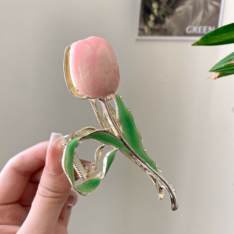 Tulip Flower Hair Clip