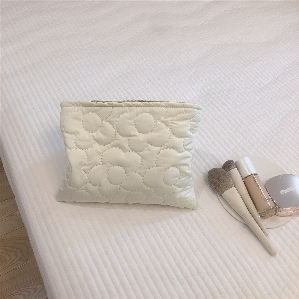 Quilted Makeup Bag