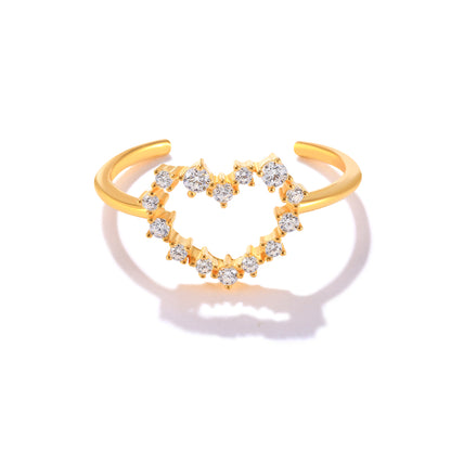 Heart to Heart Ring Set