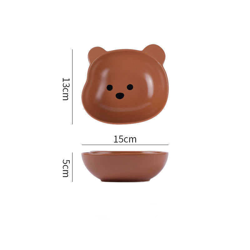 Bear Bowl and Plate