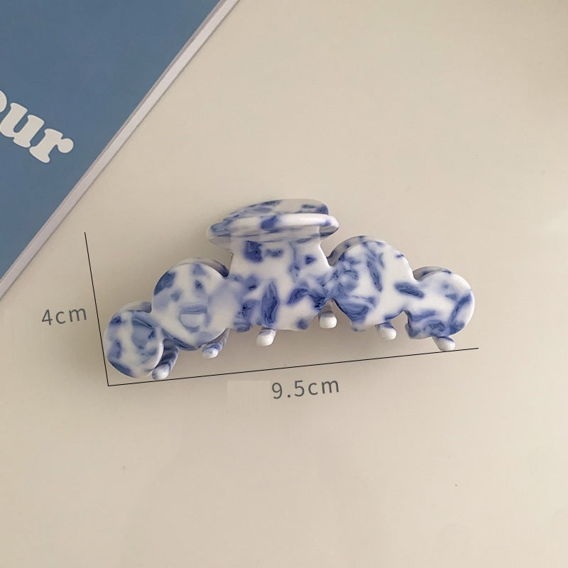 Vintage Porcelain Hair Claw