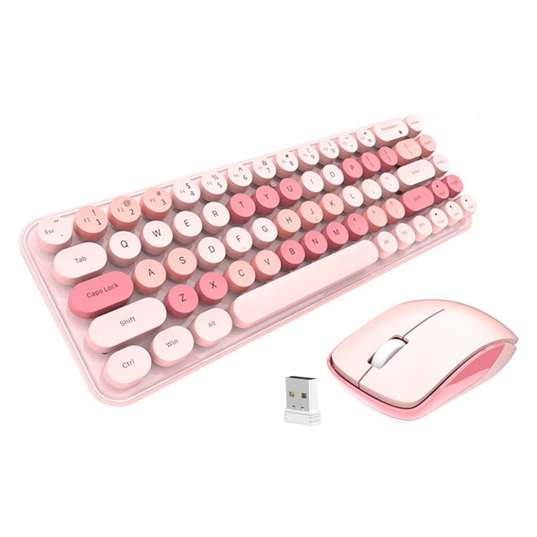 Candy Wireless Keyboard And Mouse Set – Creme Cloud
