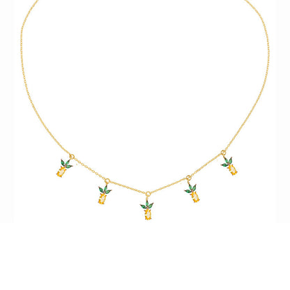 Tropical Fruit Clavicle Choker