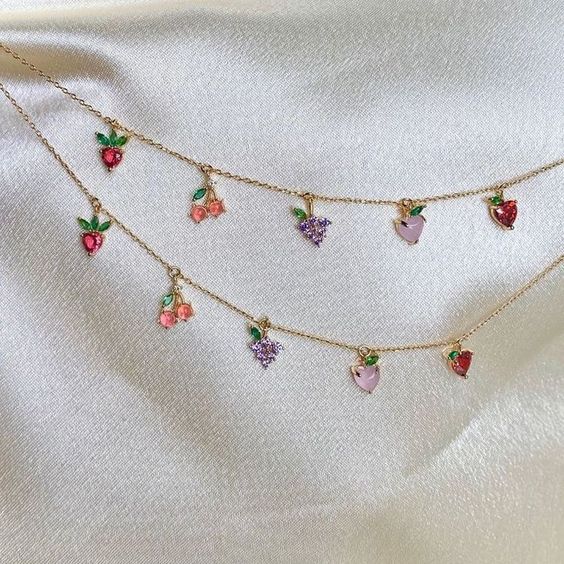 Tropical Fruit Clavicle Choker