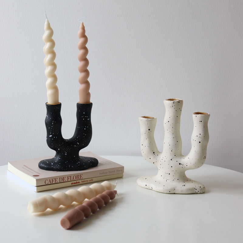 Ceramic Candlestick Holder