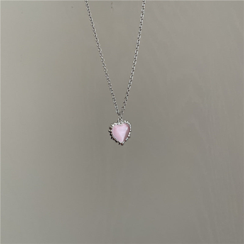 Pink Heart Necklace