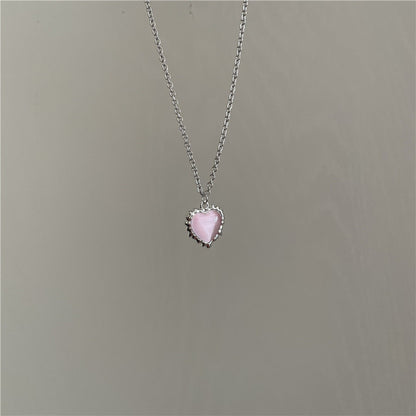 Pink Heart Necklace