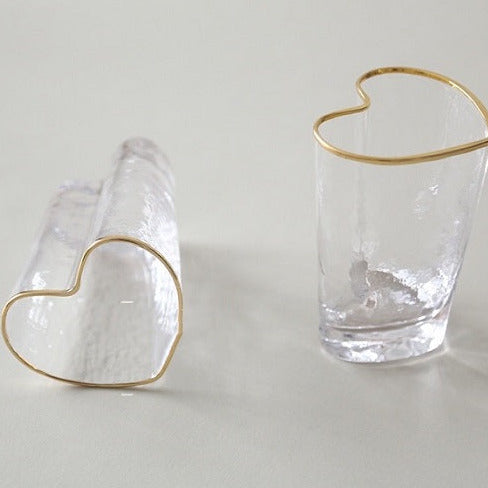 Heart-shaped Glass Cup