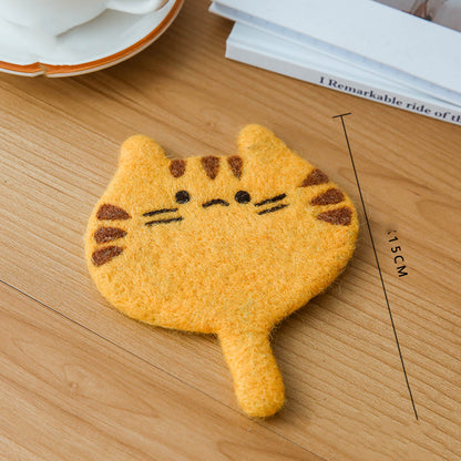 Handmade Animal Plush Coasters