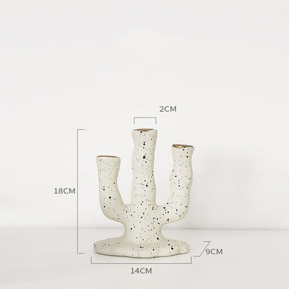 Ceramic Candlestick Holder