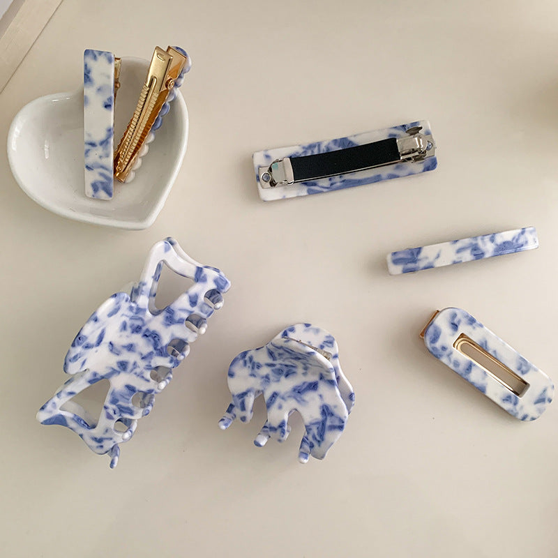 Vintage Porcelain Hair Claw