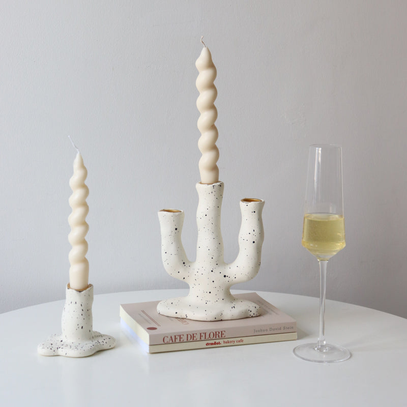 Ceramic Candlestick Holder