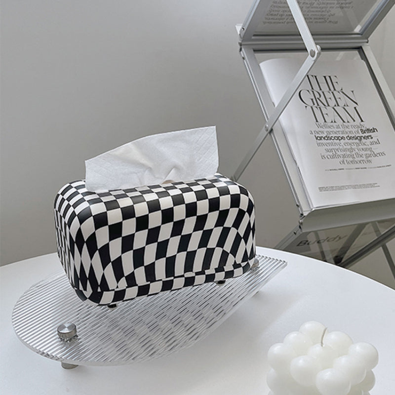 Nordic Checkerboard Tissue Box