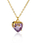 Dripping Heart Necklace