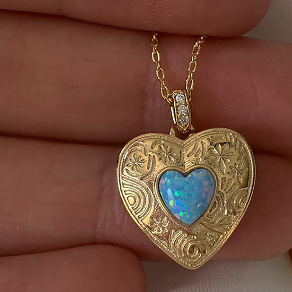 Vintage Heart-shaped Necklace