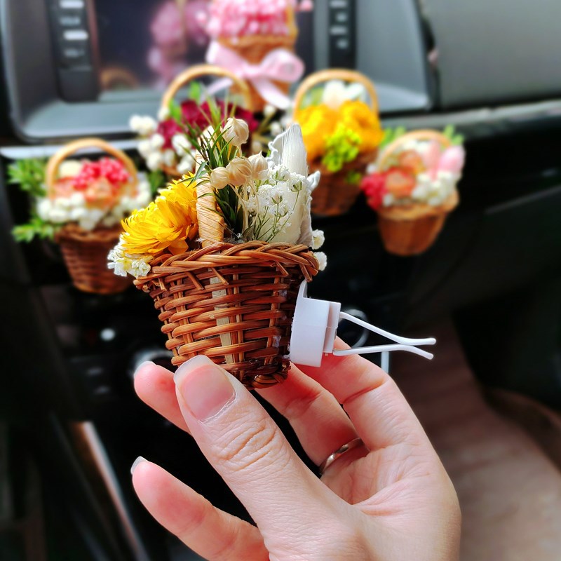 Flower Basket Car Fragrance Diffuser