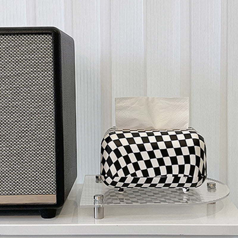 Nordic Checkerboard Tissue Box