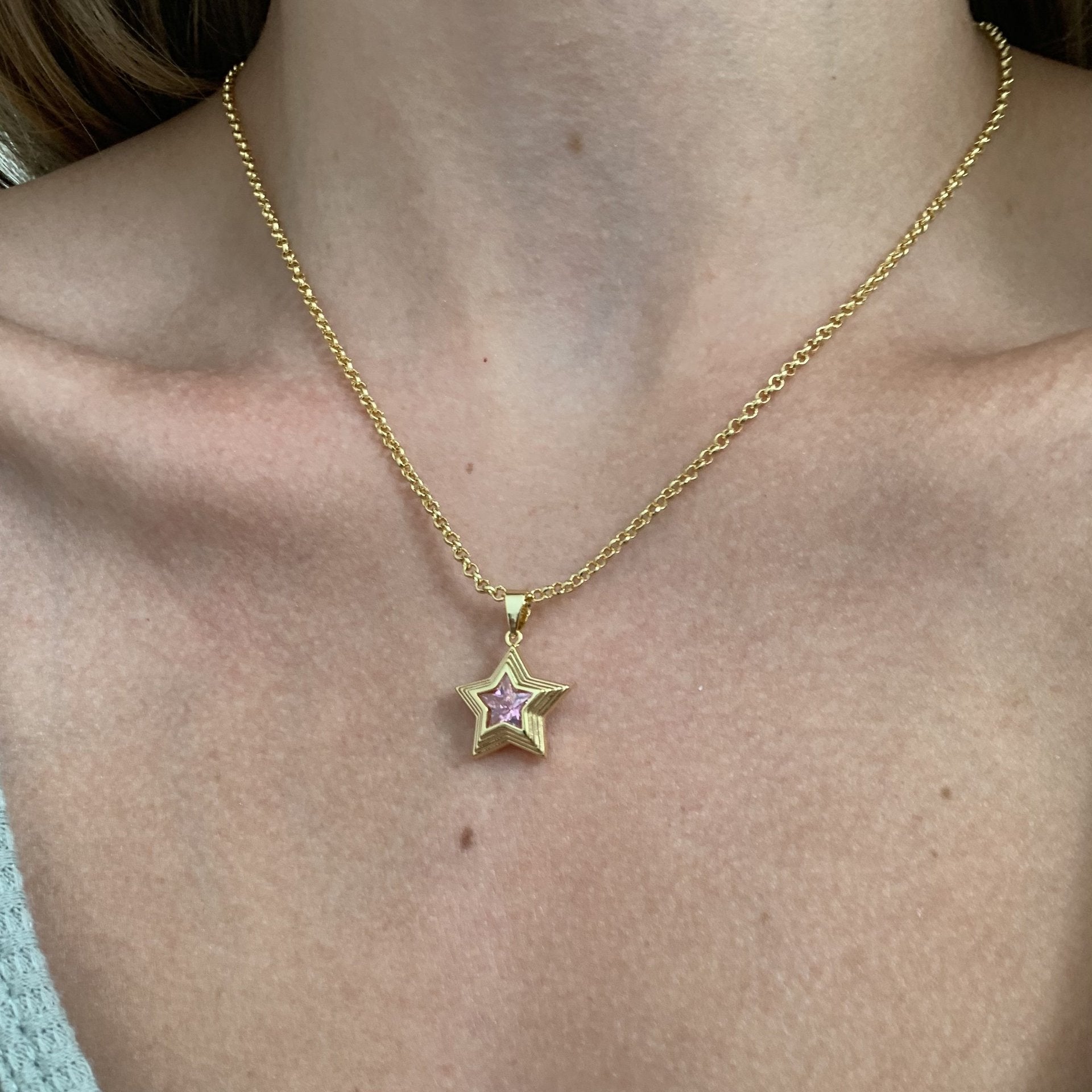 Five Point Star Necklace